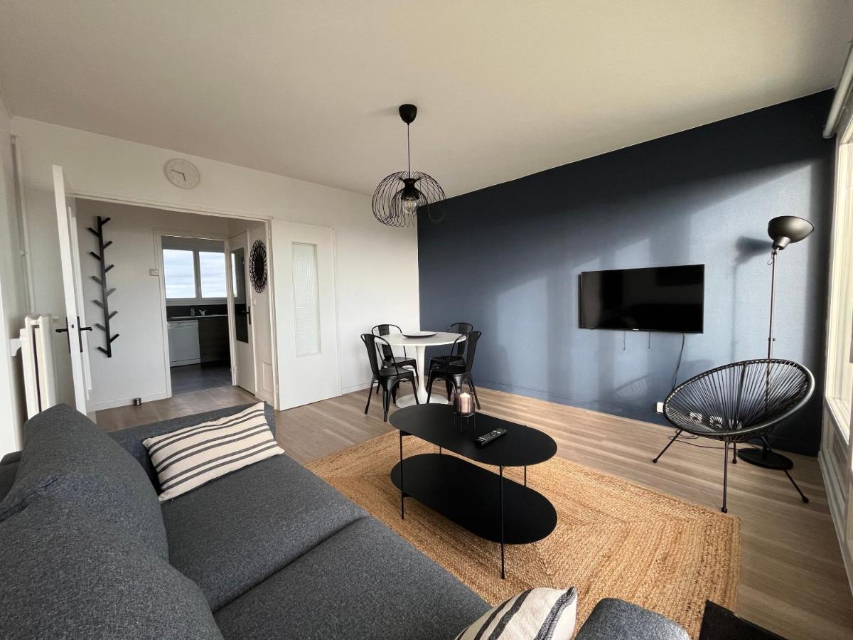 Nouveau! Appartement Vue Mer 180° Et Place Parking Brest Exteriör bild